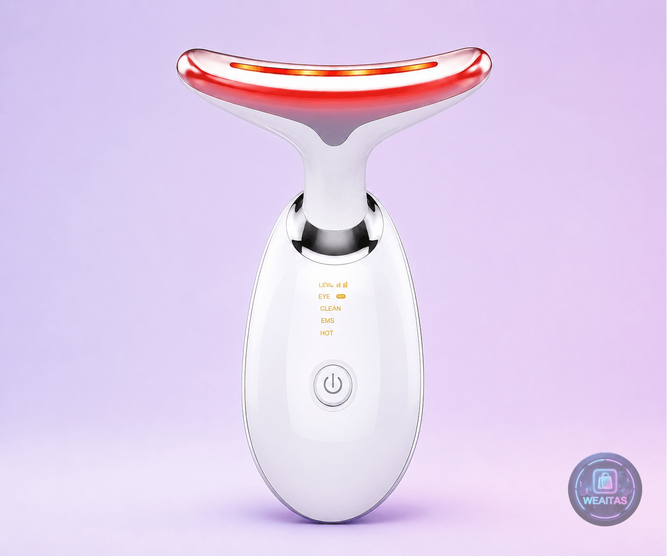 LumiGlow Pro™ - Masajeador Facial y Cuello con LED Antiedad