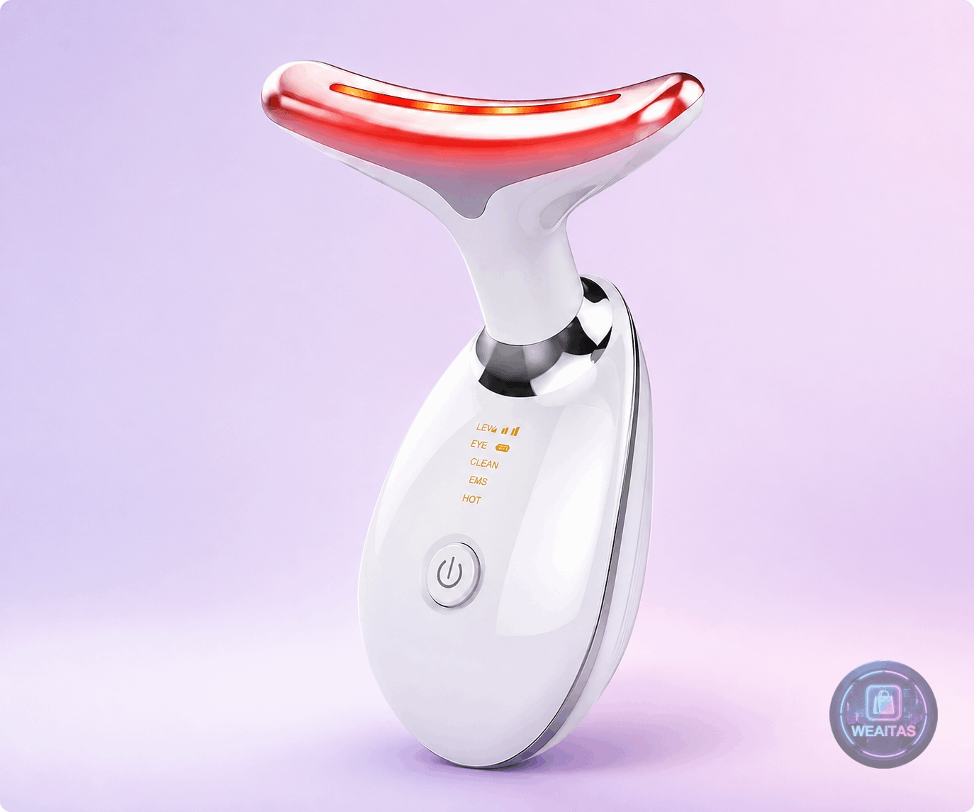 LumiGlow Pro™ - Masajeador Facial y Cuello con LED Antiedad